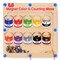 Magnetic Color and Number Maze - Montessori Fine Motor Skills Toys for Boys Girls 3 4 5 Years Old, Wooden Color Matching Learning Counting Toddler Puzzle Board